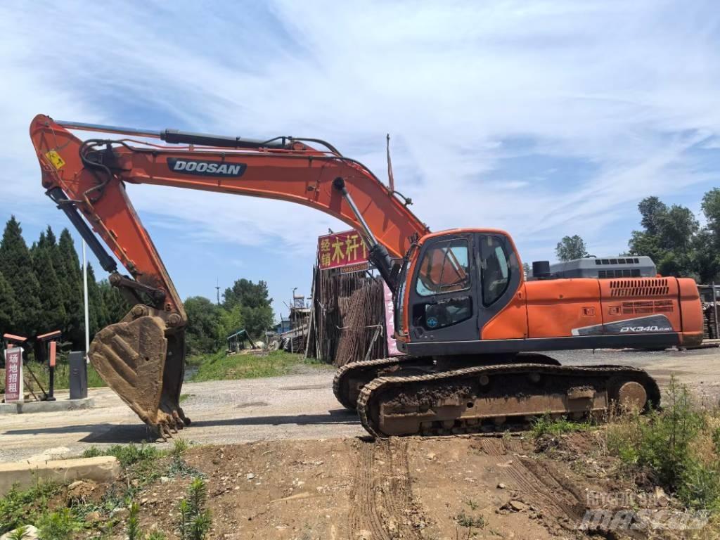 Doosan DX 340 LC-9C Kāpurķēžu ekskavatori