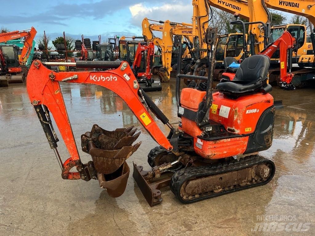 Kubota K 008-3 Mini ekskavatori < 7 t