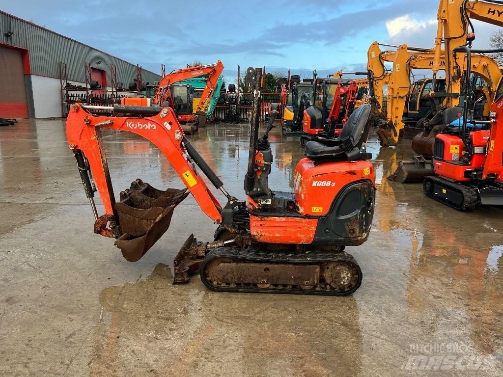 Kubota K 008-3 Mini ekskavatori < 7 t