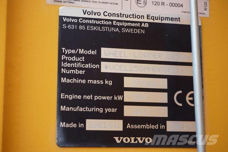 Volvo L250H Iekrāvēji uz riteņiem