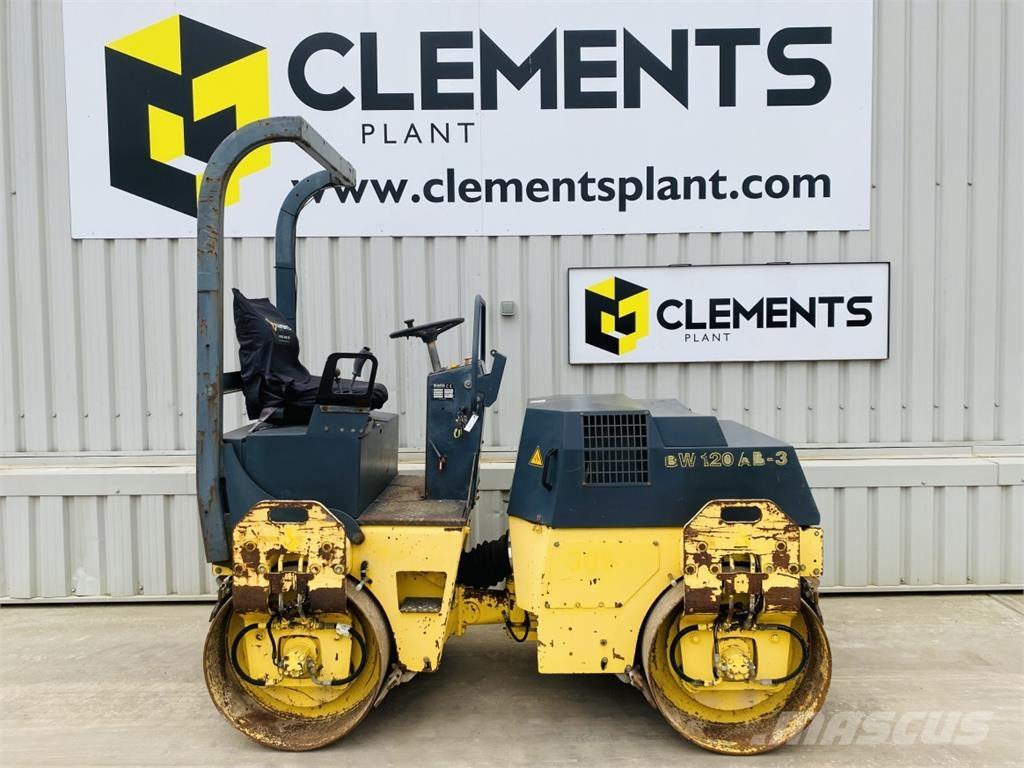 Bomag BW120AD-3 Divvalču grunts veltņi