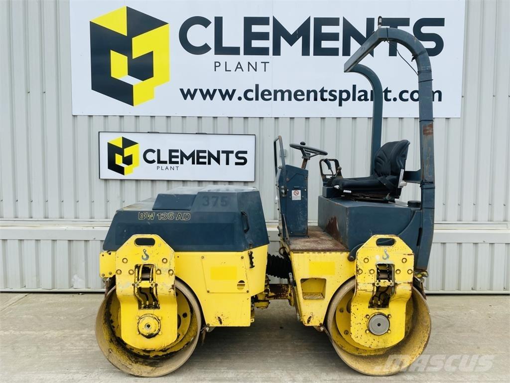 Bomag BW135AD Divvalču grunts veltņi