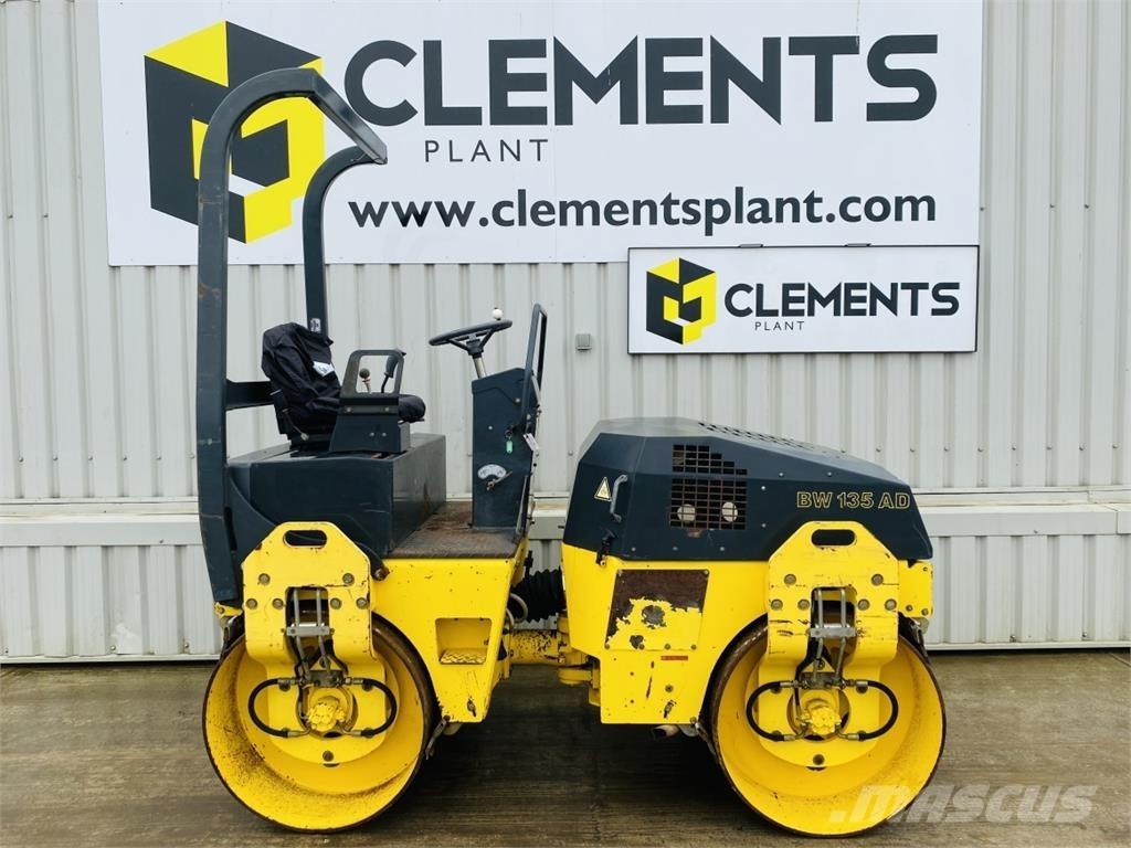 Bomag BW135AD Divvalču grunts veltņi