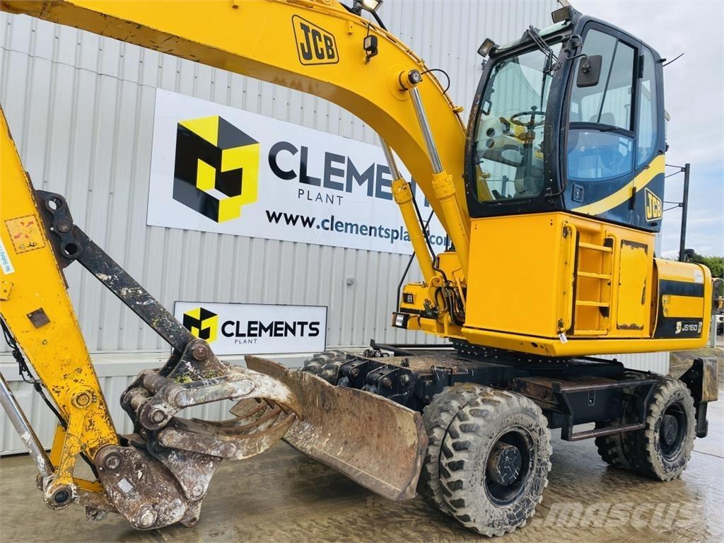 JCB JS160W Kāpurķēžu ekskavatori
