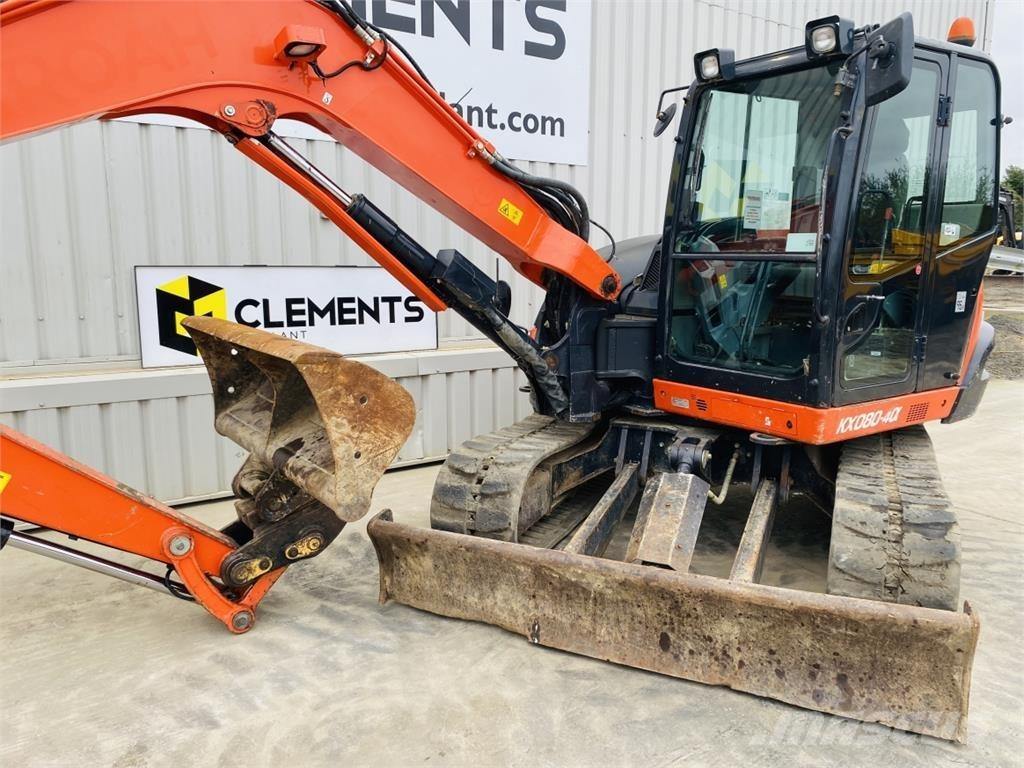 Kubota KX080-4a Vidēja lieluma ekskavatori 7 t - 12 t