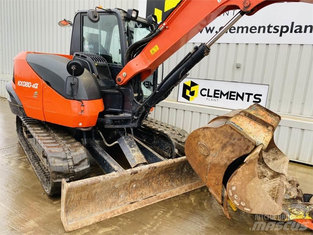 Kubota KX080-4a Vidēja lieluma ekskavatori 7 t - 12 t