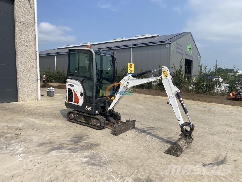 Bobcat E19 Ekskavatori uz riteņiem