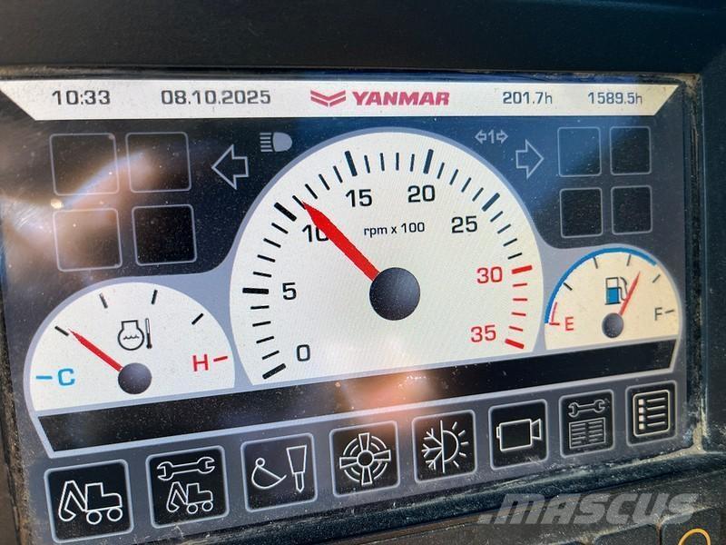 Yanmar SV120 Kāpurķēžu ekskavatori
