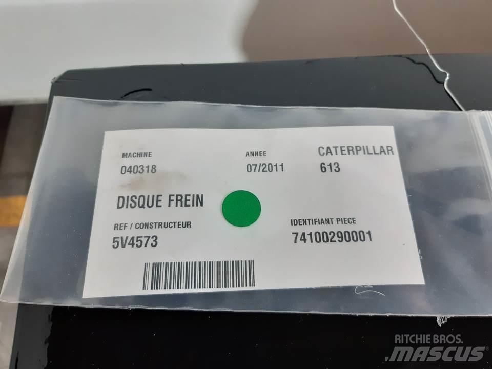 CAT 613 Sliedes, ķēdes un šasija
