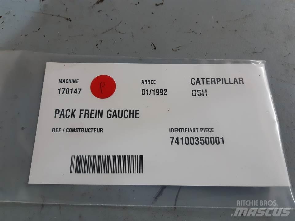 CAT D5H Sliedes, ķēdes un šasija