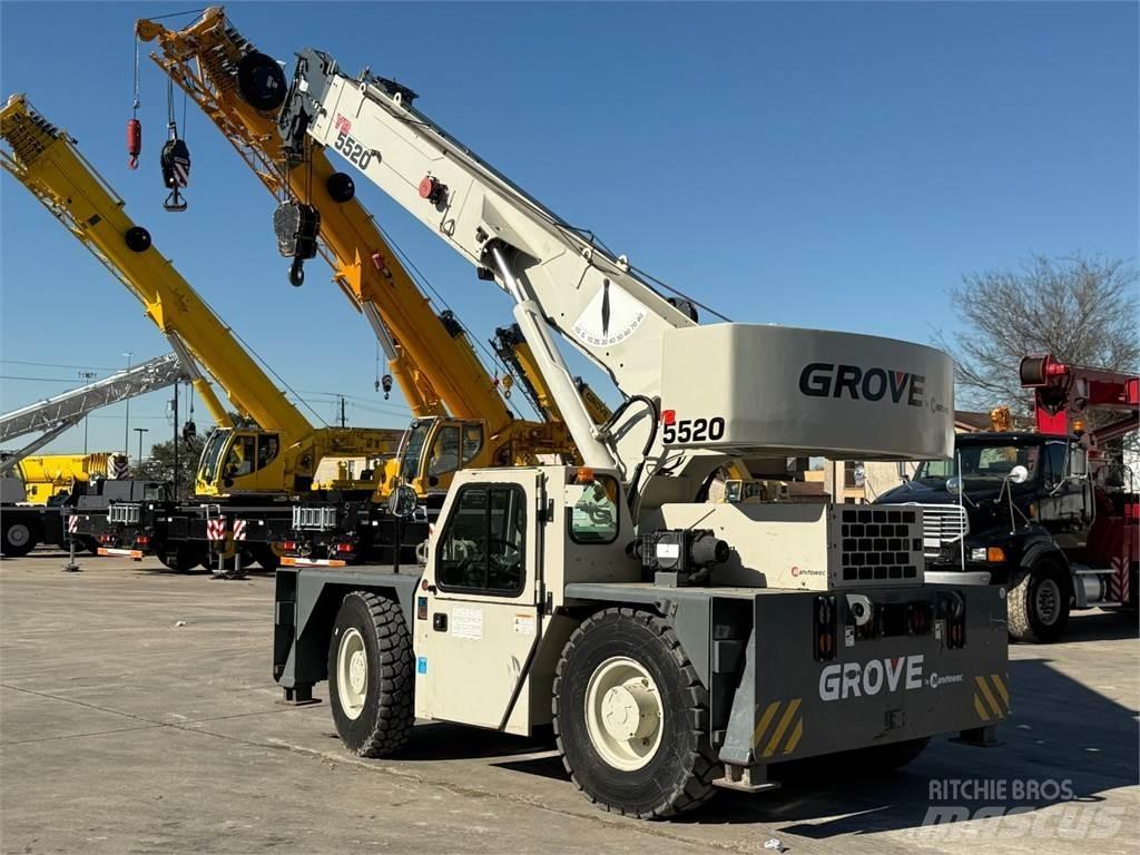 Grove YB5520 Celtņi nelīdzenām virsmām