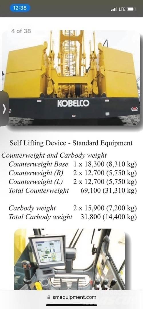 Kobelco CK1100G-2 Kāpurķēžu ceļamkrāni