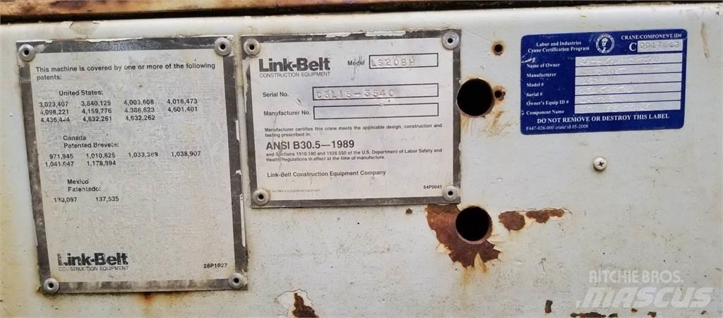 Link-Belt LS-208H Kāpurķēžu ceļamkrāni