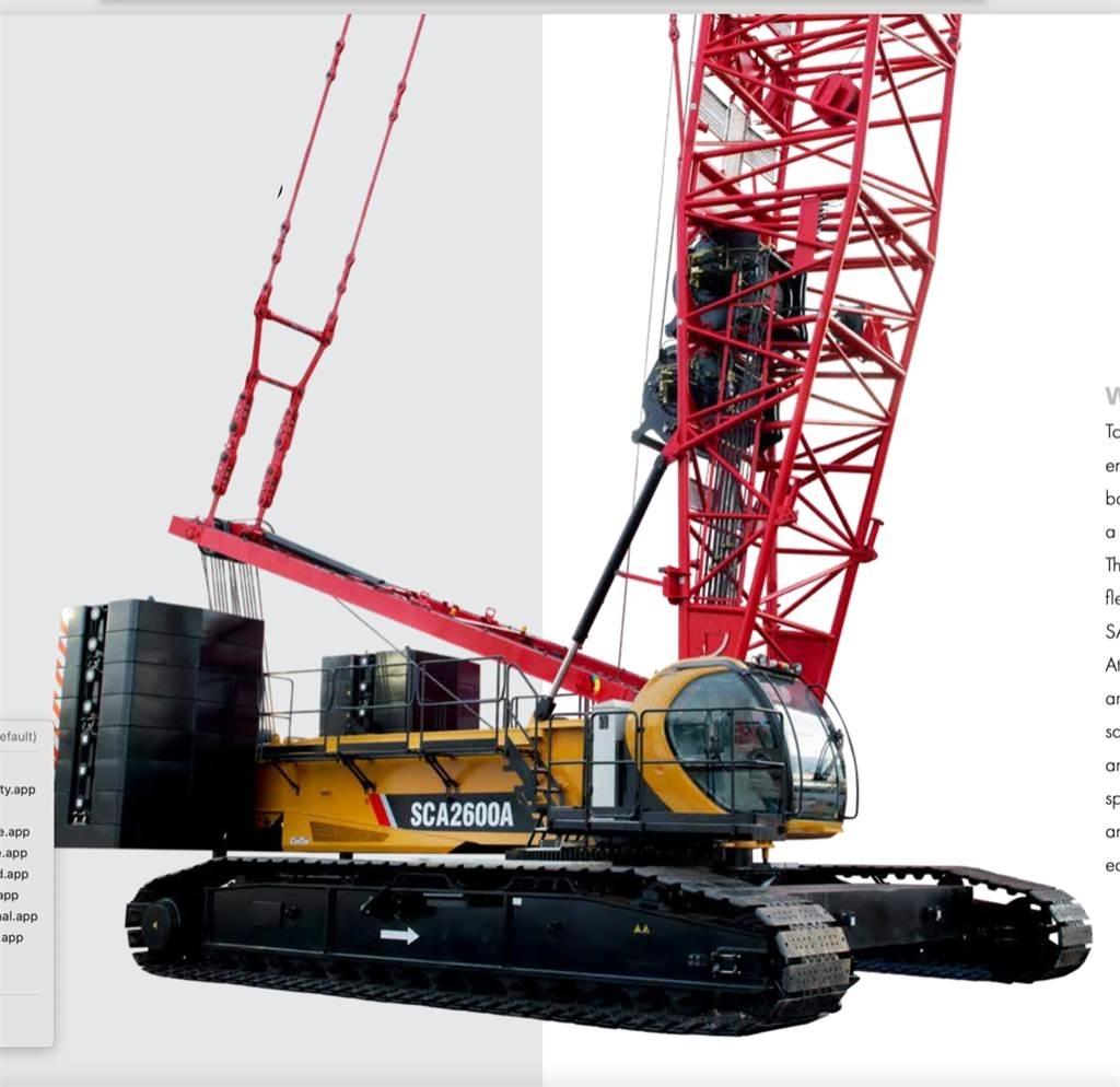 Sany SCA2600A Kāpurķēžu ceļamkrāni