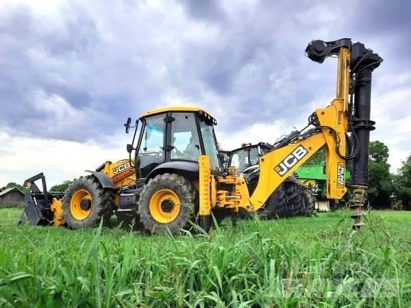 JCB 4CX +Piling Master Ekskavatori-iekrāvēji