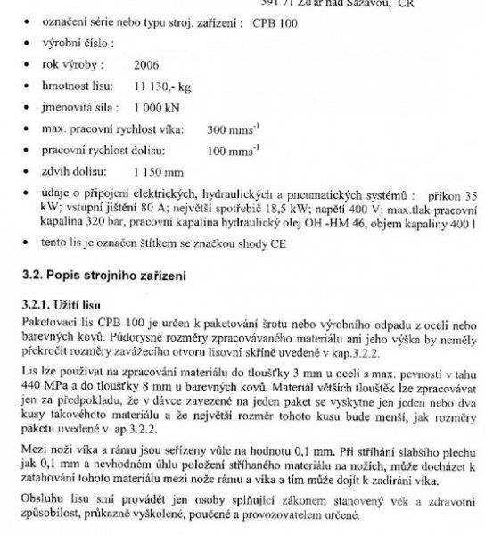  _JINÉ (CZ) ŽĎAS - CPB 100 Drupinātāji