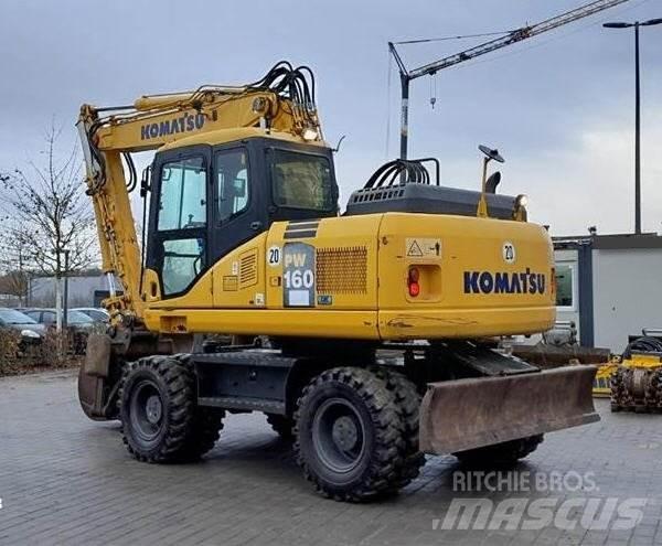 Komatsu PW 160-7E0 Ekskavatori uz riteņiem