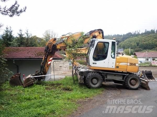 Liebherr A 314 Ekskavatori uz riteņiem