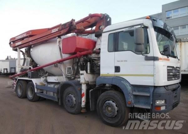 MAN TGA 35.410 +Sermac Kravas mašīna- betona sūknis