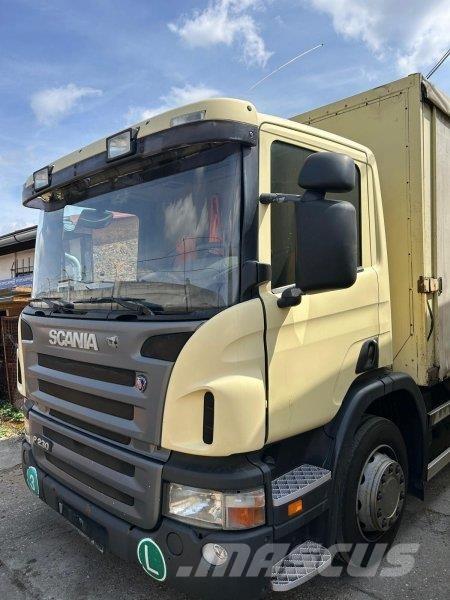 Scania P230 LB Platformas/izkraušana no sāniem