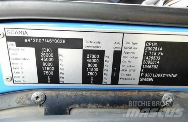 Scania P320 + Effer Smagās mašīnas ar celtni