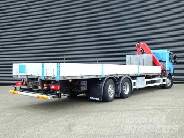 Scania P320 + Effer Smagās mašīnas ar celtni