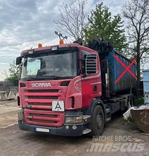Scania R480 +MEC Smagās mašīnas ar celtni
