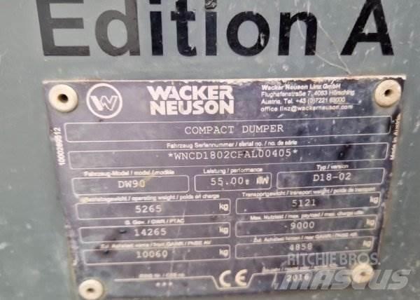 Wacker Neuson DW 90 Karjeras kravas automašīnas