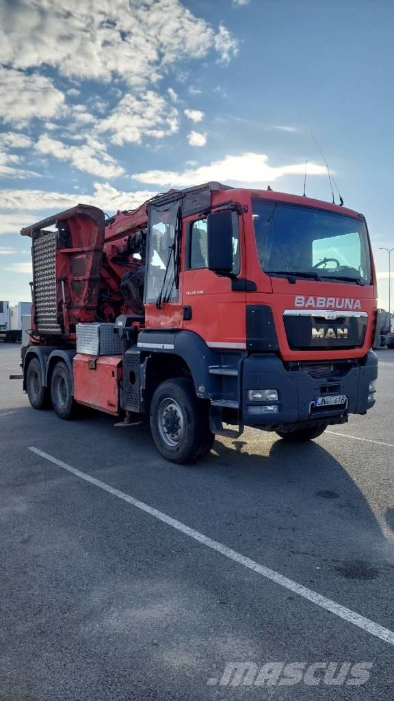MAN TGS 26.540 6X6 Koksnes šķeldotāji