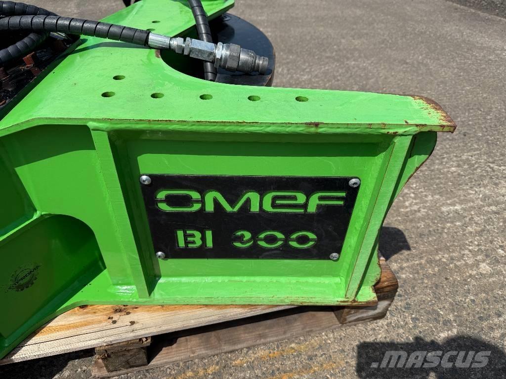  OMEF BI300 Koka šķēlēji, frēzes, šķeldotāji