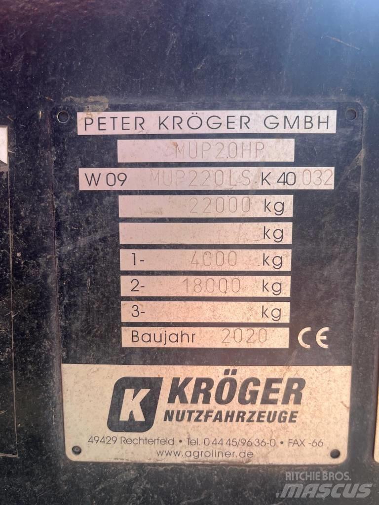 Kröger MUP 20 Treileri-pašizgāzēji
