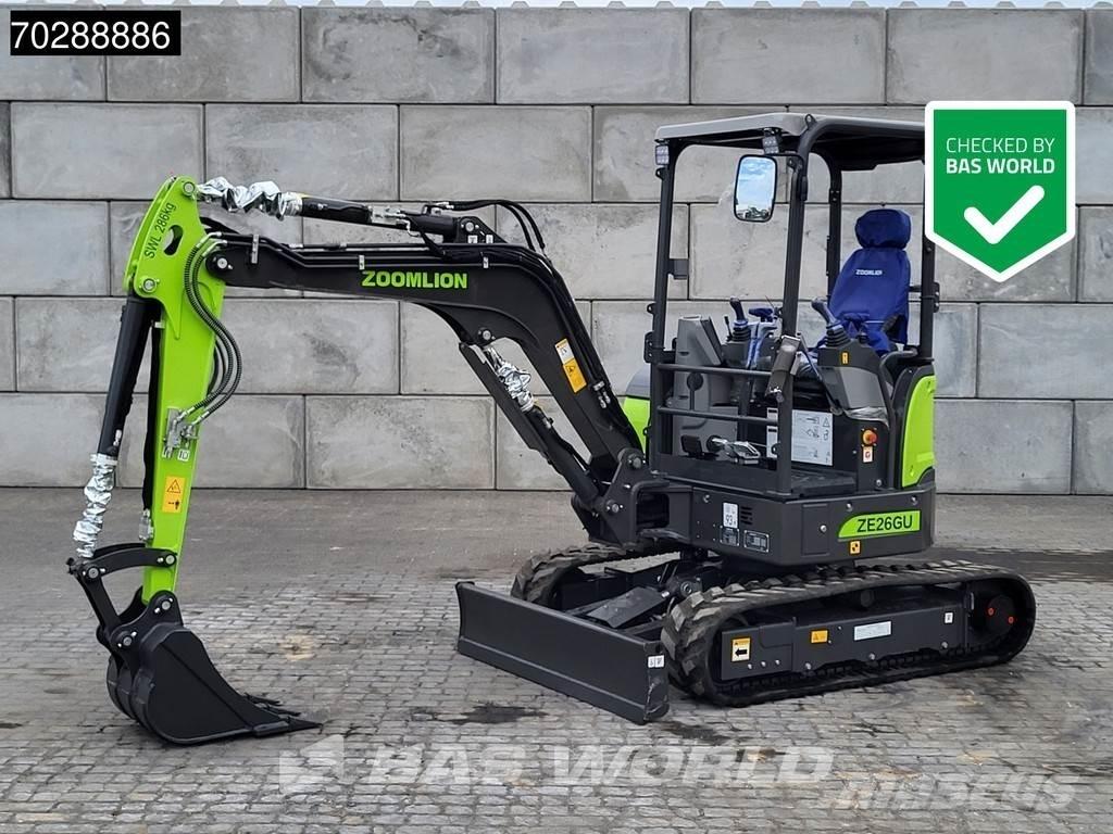 Zoomlion ZE26 GU Mini ekskavatori < 7 t