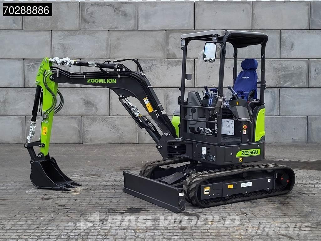 Zoomlion ZE26 GU Mini ekskavatori < 7 t