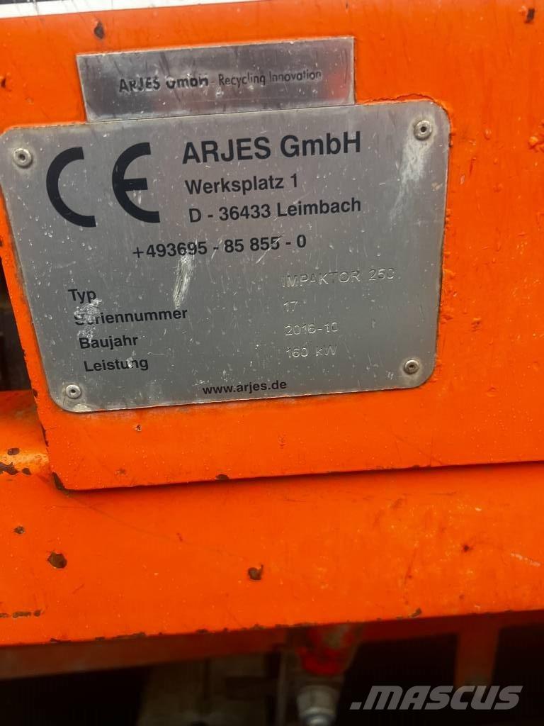 Arjes Impaktor 250 Mobilie drupinātāji