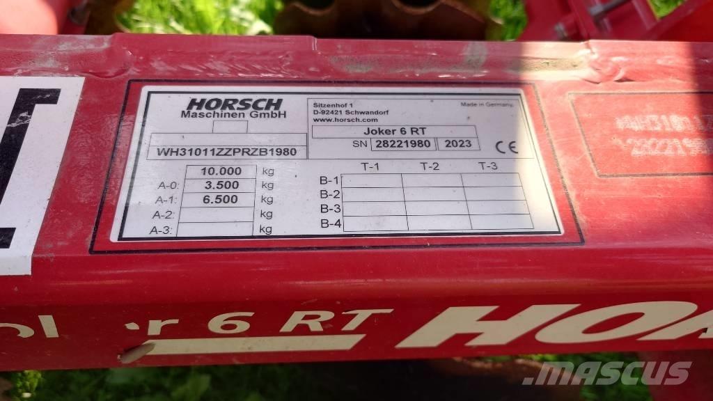 Horsch Joker 6RT Disku lobītāji/ecēšas