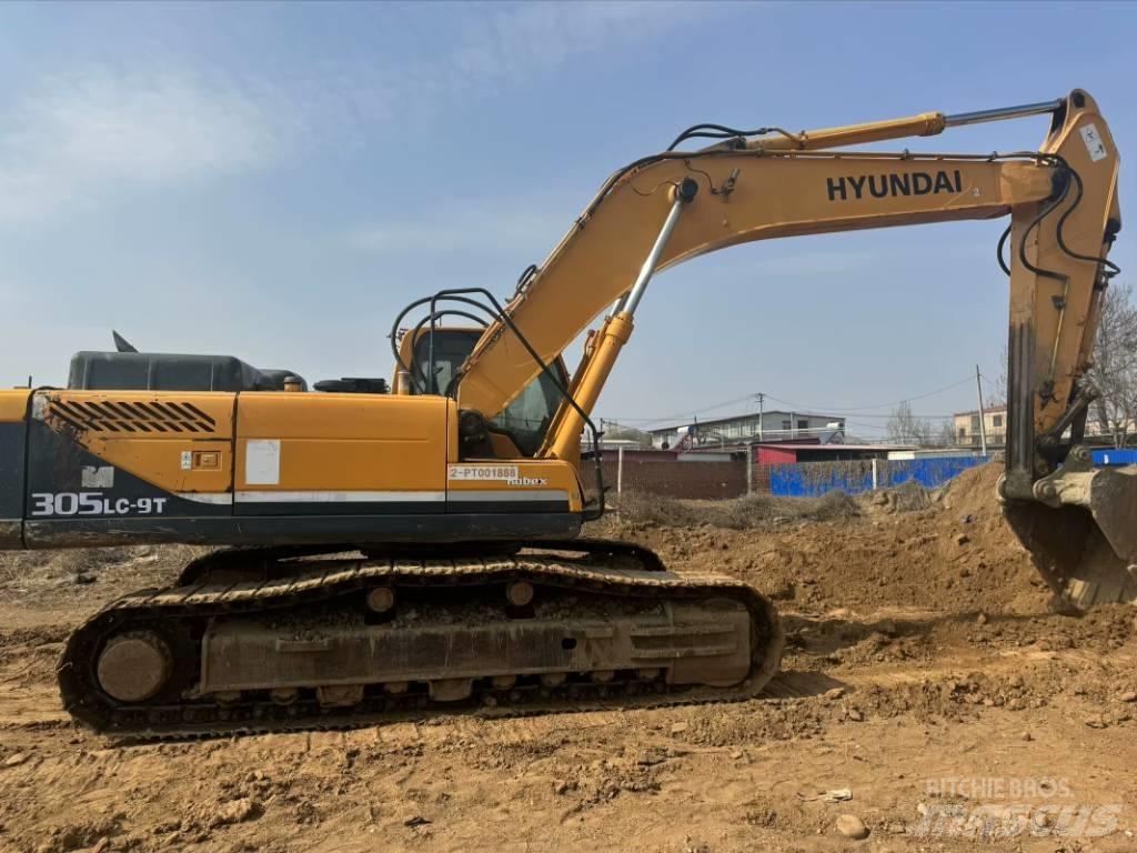 Hyundai R305lc-9t Kāpurķēžu ekskavatori