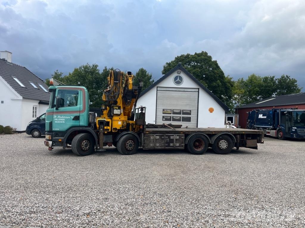 Scania 124 G 420 Smagās mašīnas ar celtni