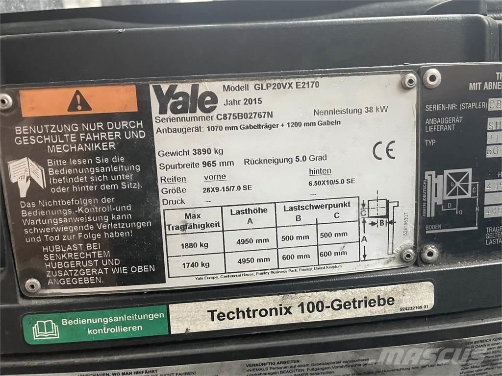 Yale GLP20VX LPG tehnika