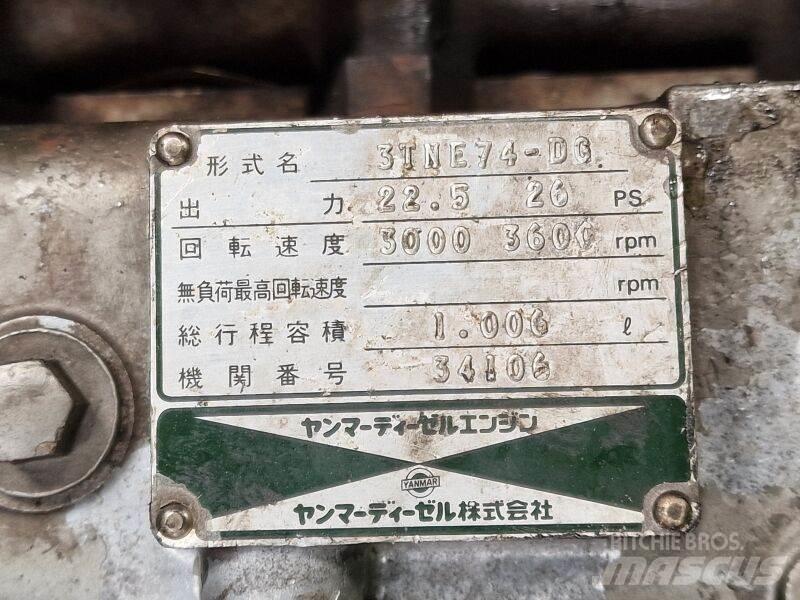 Yanmar 3TNE74-DG Dzinēji