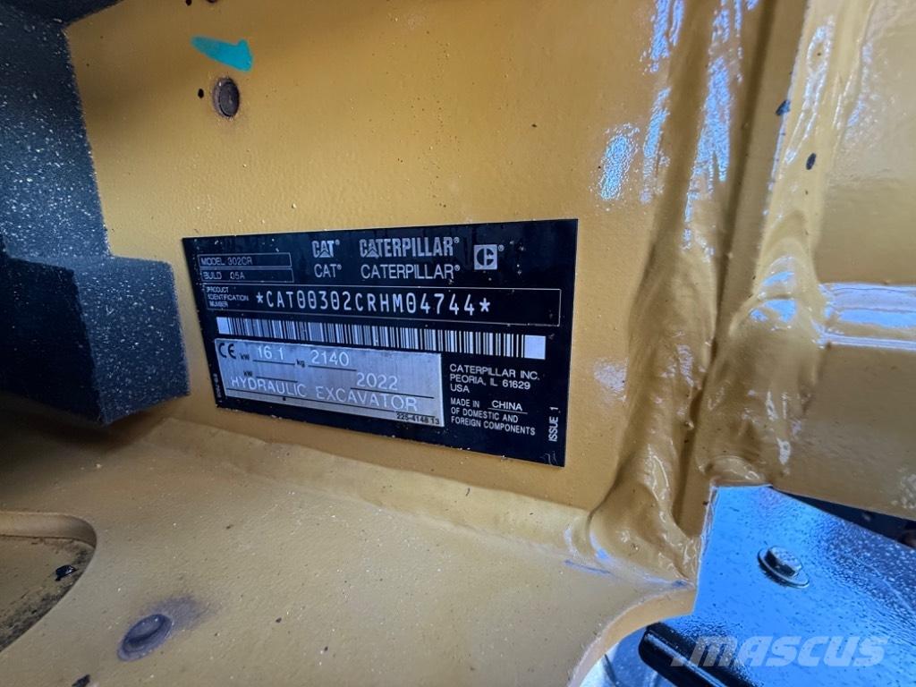 CAT 302 CR Mini ekskavatori < 7 t