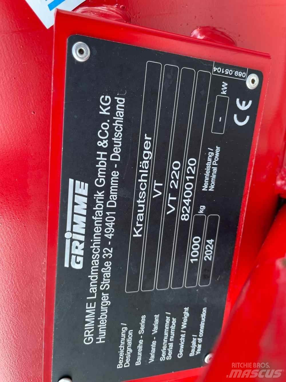 Grimme VT 220F Lauksaimniecība- Citi