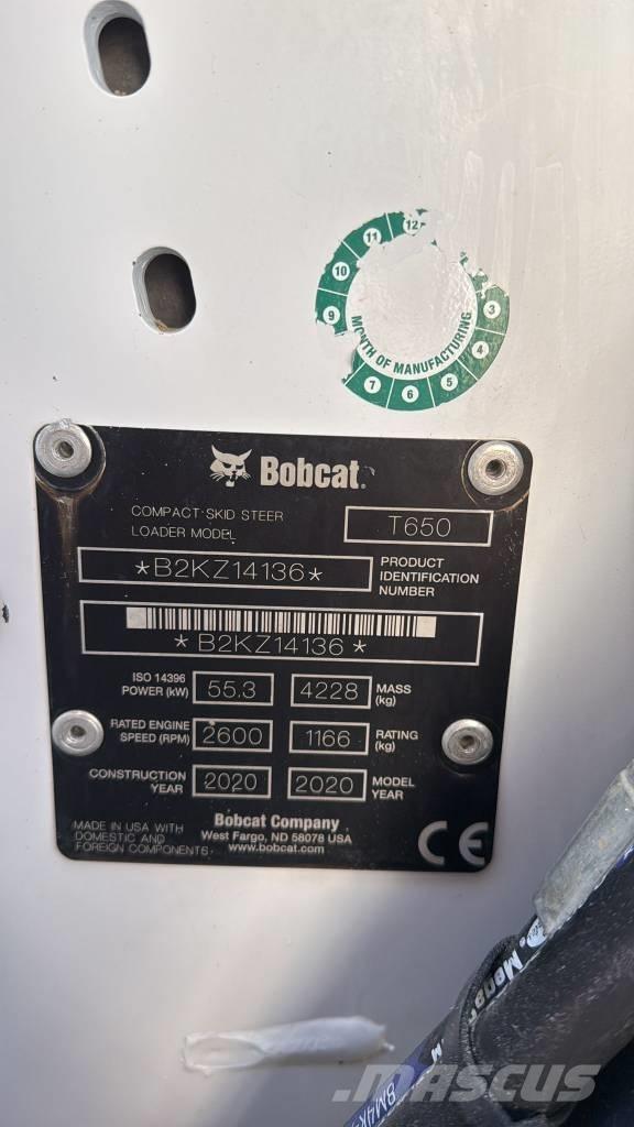 Bobcat T 650 Kāpurķēžu iekrāvēji