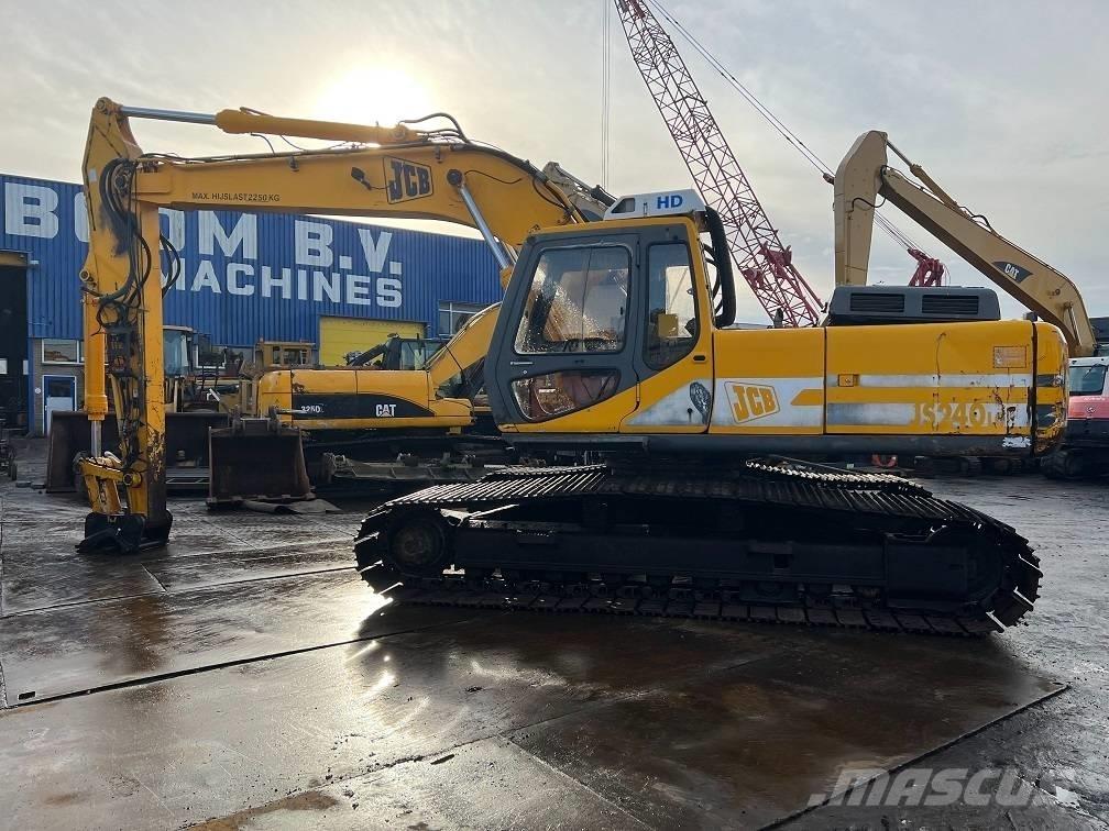 JCB JS 240 LC Kāpurķēžu ekskavatori