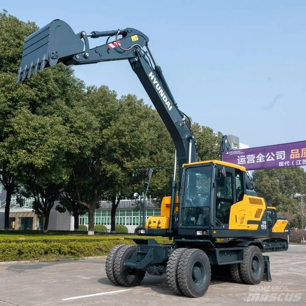 Hyundai HW 150 Ekskavatori uz riteņiem