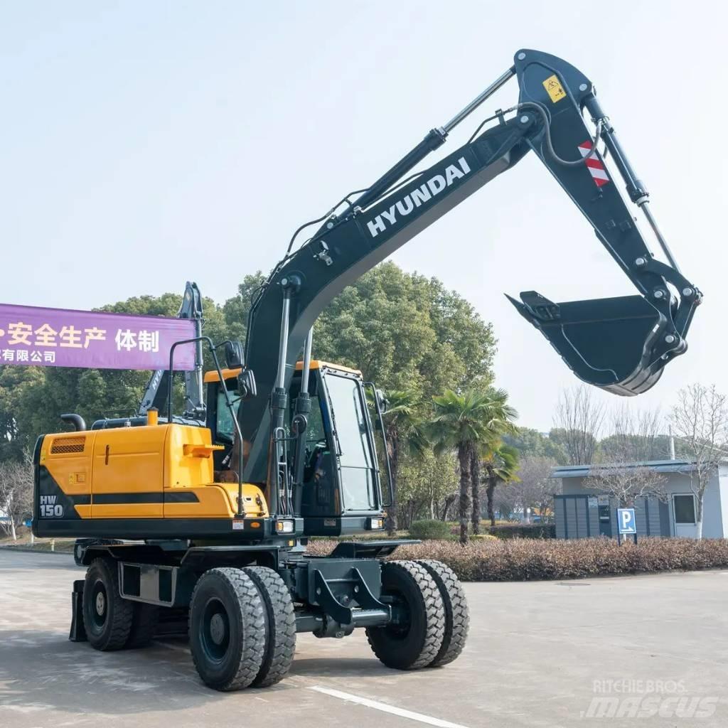 Hyundai HW 150 Ekskavatori uz riteņiem