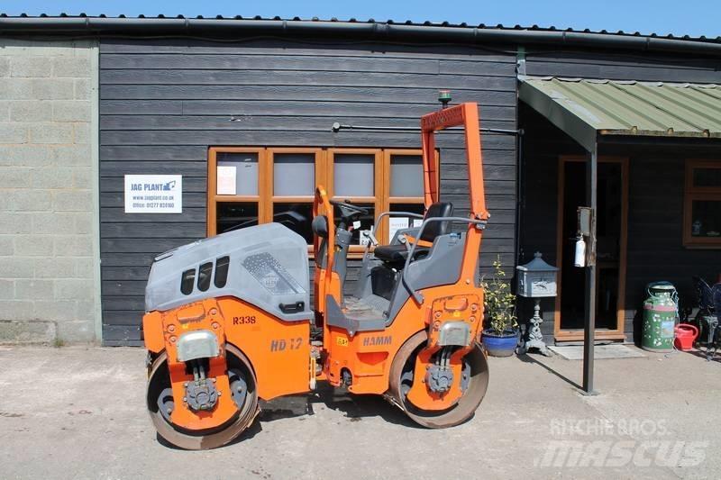 Hamm HD 12 Divvalču grunts veltņi