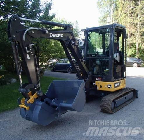 John Deere 26G Mini ekskavatori < 7 t