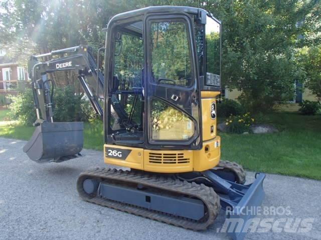 John Deere 26G Mini ekskavatori < 7 t
