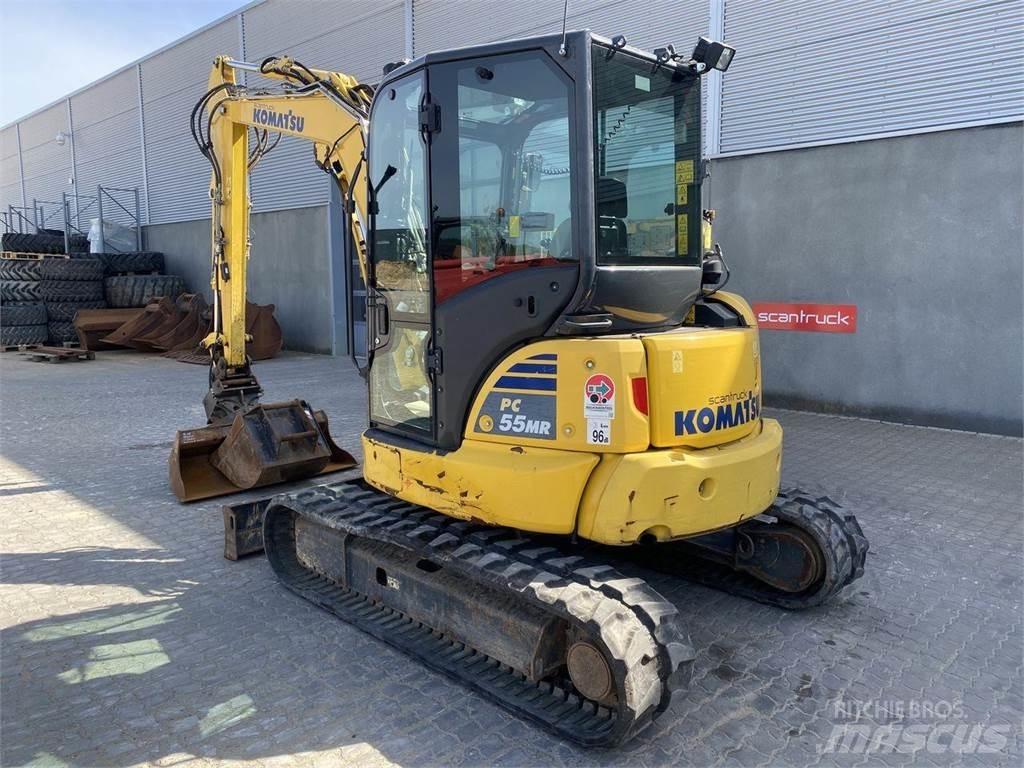 Komatsu PC55MR-5 Ekskavatori uz riteņiem