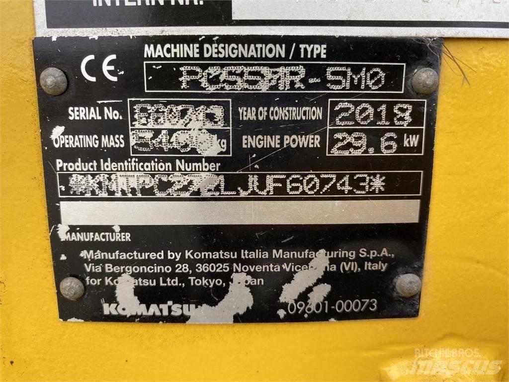 Komatsu PC55MR-5 Ekskavatori uz riteņiem